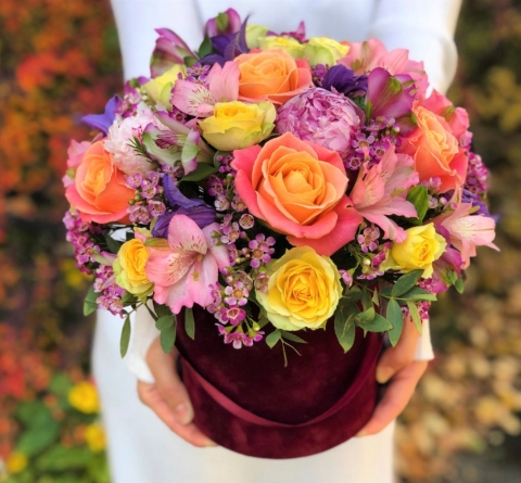 Flowers In Box