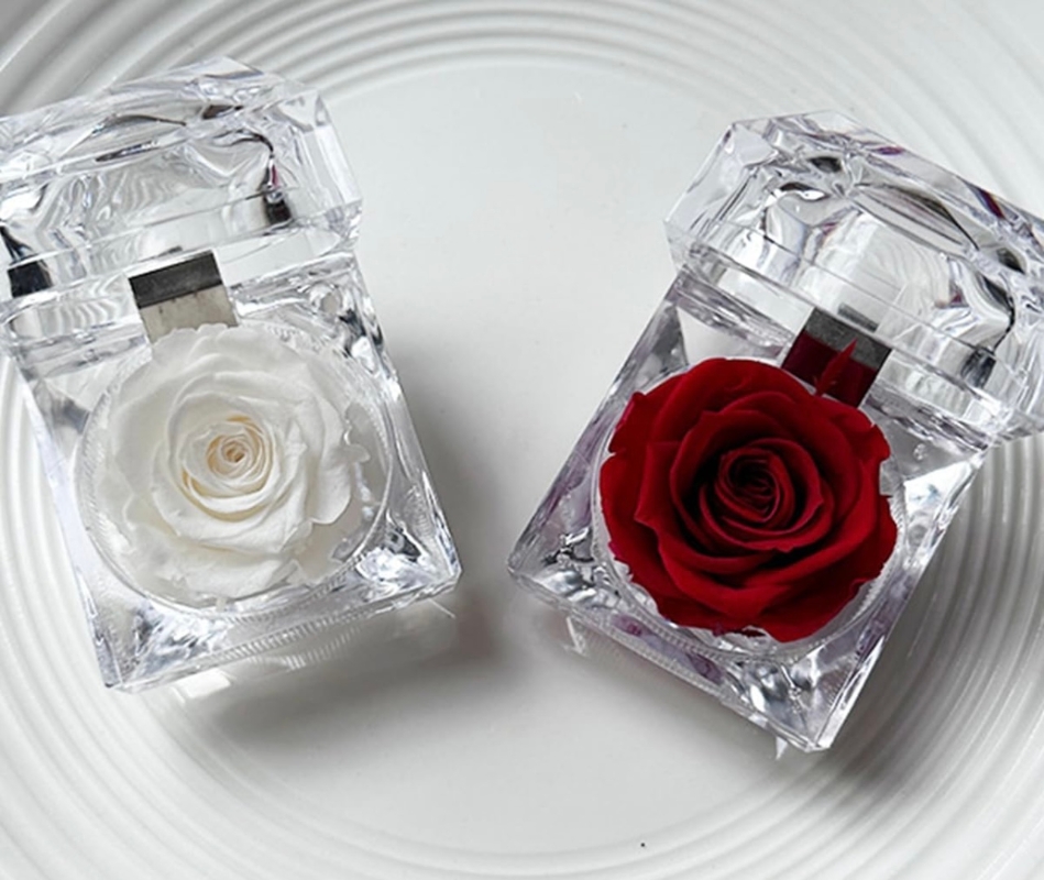Preserved Rose in Jewellery Box